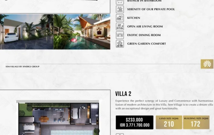 2 BR Villa Di Segitiga Mas Seminyak Bali 2