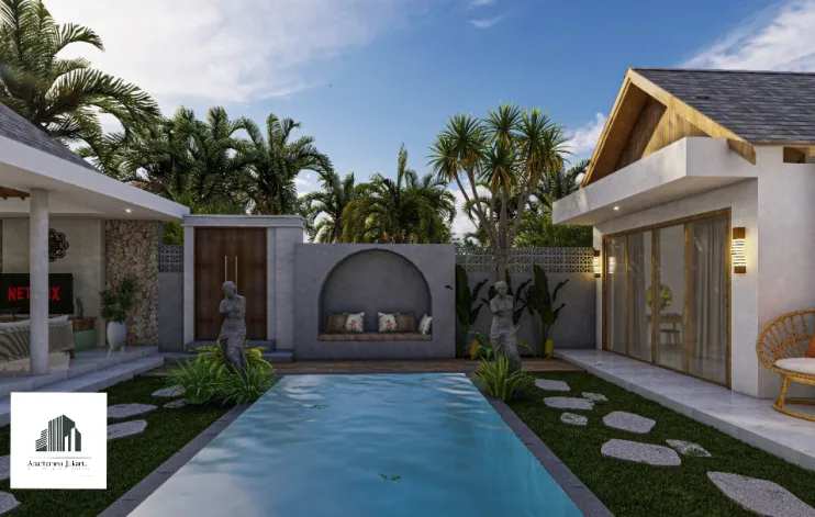 2 BR Modern Tropical Villa Di Segitiga Mas Seminyak Bali 3