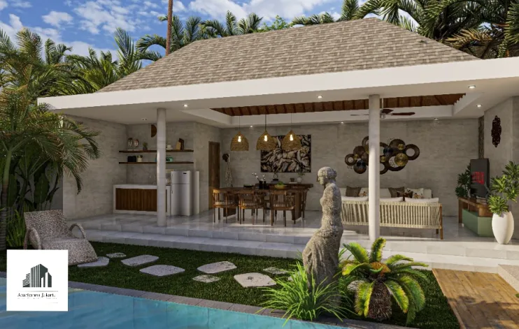 Tropical Modern 2 BR Villa In Golden Triangle Seminyak Bali 9