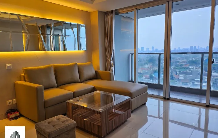 2 BR Intercon Modern Interior Apartemen Kemang Village 3