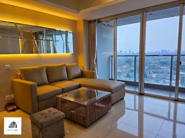 Apartemen Disewa 2 BR Intercon Modern Interior Apartemen Kemang Village 3 watermark_1726295583822