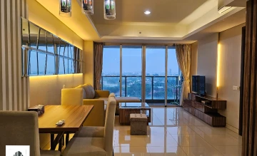 Apartemen Disewa di Jakarta selatan 2 BR Intercon Modern Interior Apartemen Kemang Village