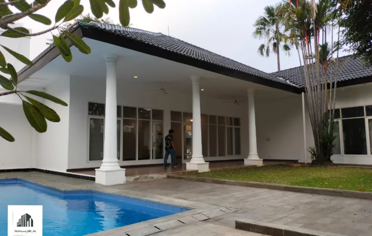 5BR Modern Classic Colonial House in Kemang South Jakarta 10