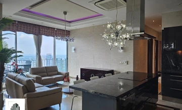 Apartemen Disewa di Jakarta selatan Modern Interior 4 BR Kemang Village Penthouse