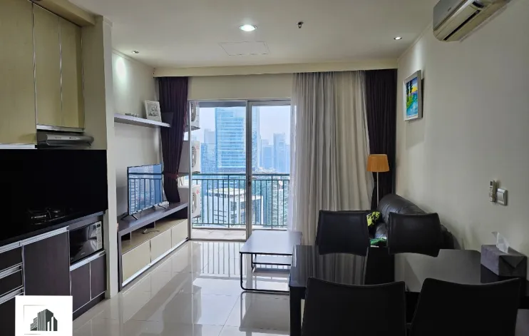 2 BR City View Apartemen Sahid Sudirman 1