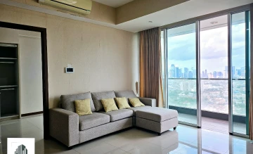 Apartemen Disewa di Jakarta selatan Apartemen Kemang village 2 BR Dengan Pemandangan Kota SCBD