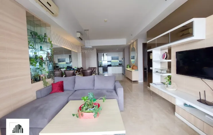 2 BR Ritz Kemang Village Dengan Pemandangan Kota 3